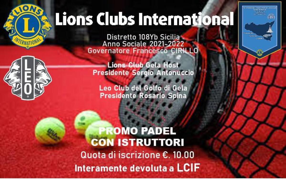 Torneo di Padel all'insegna della solidarietà promosso dal Lions - 