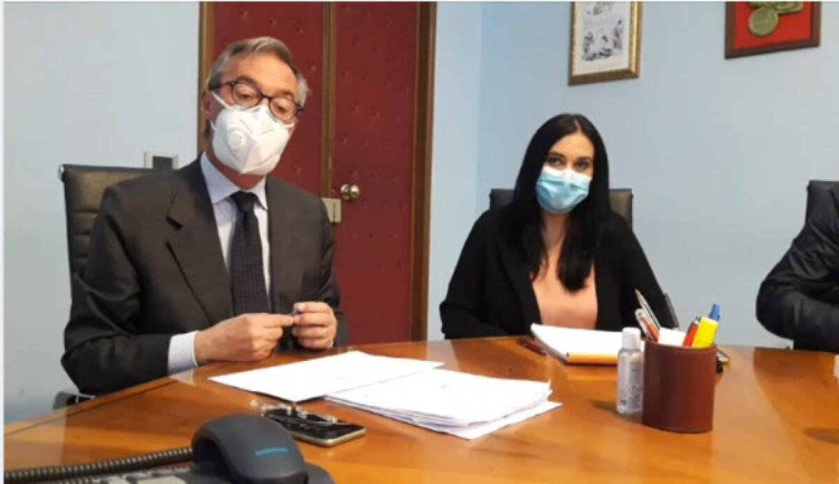 Gnoffo ha consegnato dimissioni a Greco, Pepe: "Criterio ci convince, ora un incontro" - Greco e Gnoffo 