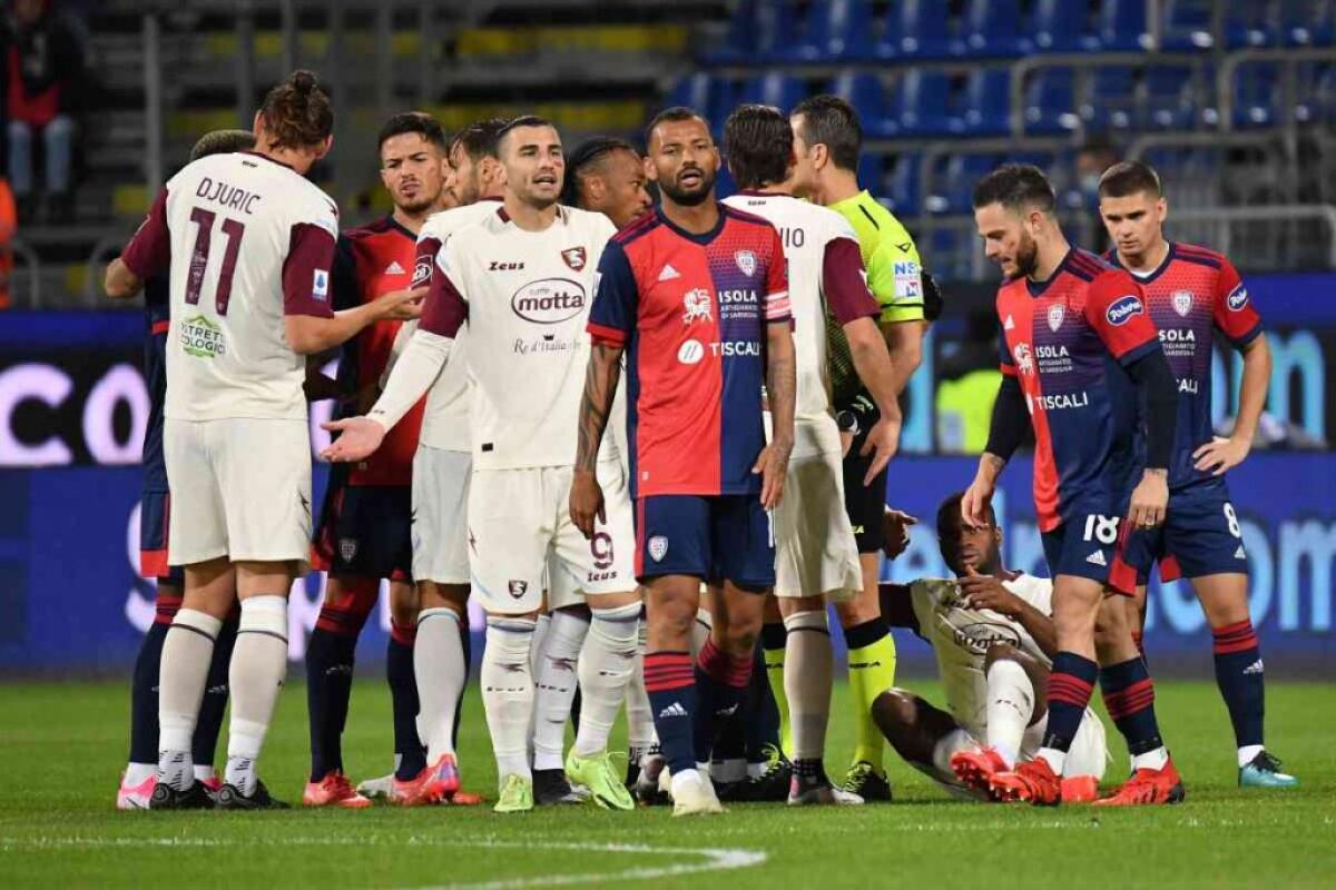 Finisce 1-1 la sfida salvezza fra Cagliari e Salernitana - 