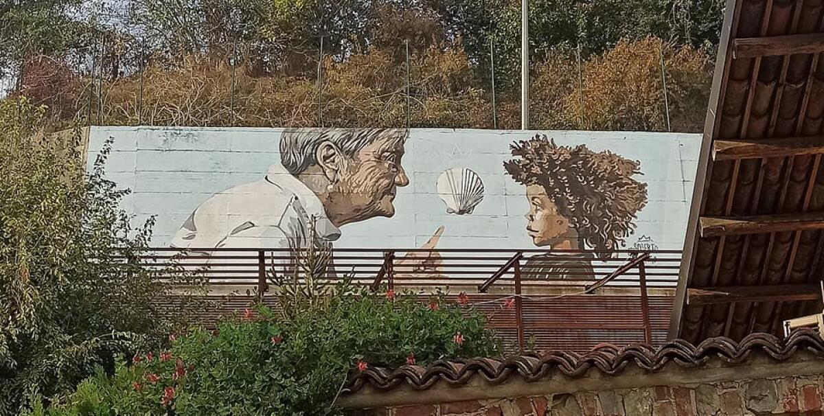 "Alda e Farah", l'arte di Collodoro nelle colline piemontesi: "Accoglienza e dialogo" - 