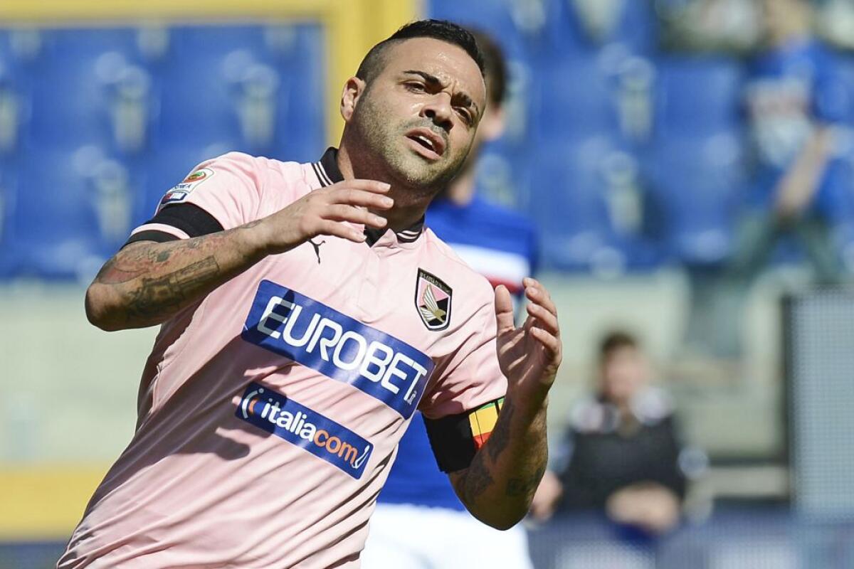Estorsione, condanna definitiva per l’ex bomber del Palermo Miccoli - 