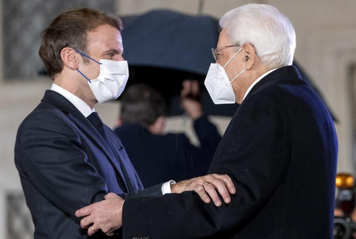 Mattarella incontra Macron “Insieme per un’Europa più forte” - 