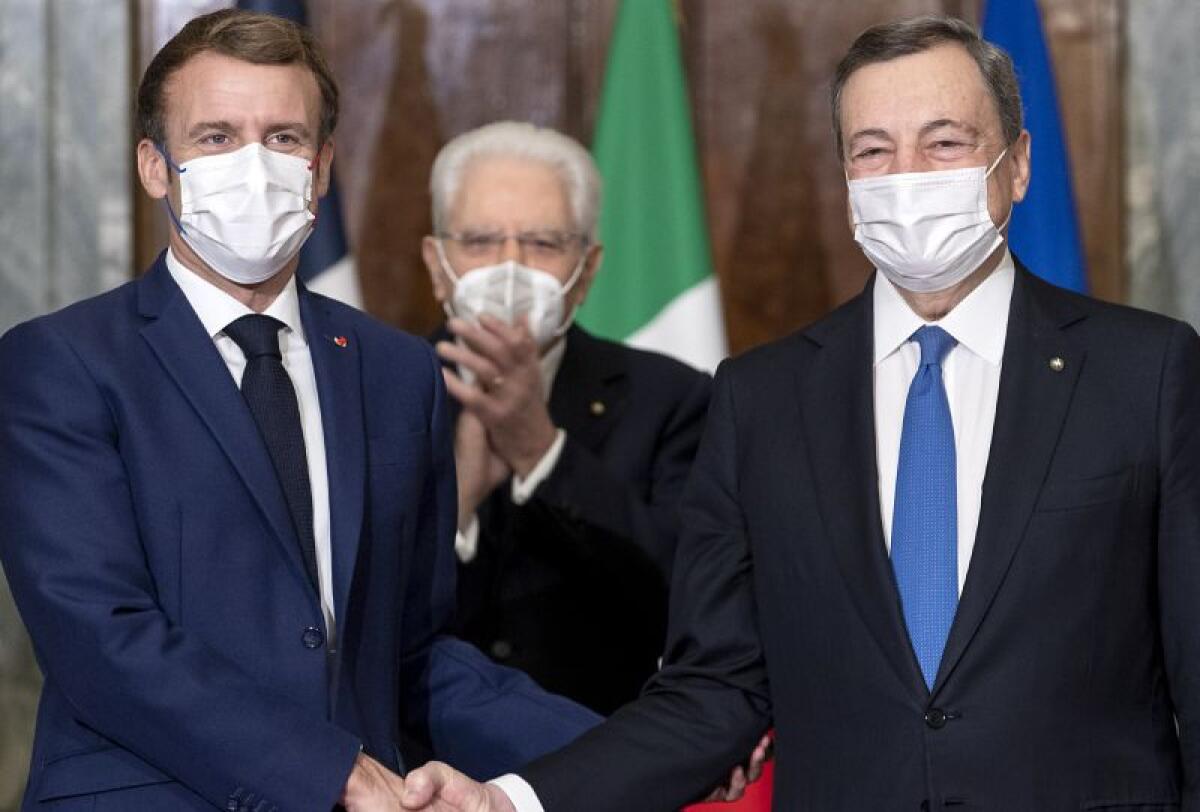 Trattato Italia-Francia, Draghi “Rafforziamo la cooperazione” - 