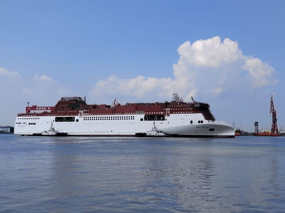Varata la Moby Fantasy, il traghetto più grande e green del mondo - 