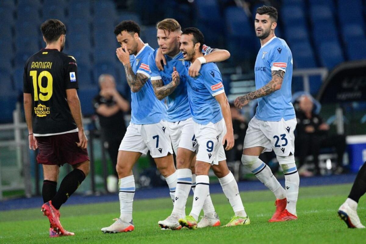 Immobile, Pedro e Luis Alberto, tris Lazio alla Salernitana - 