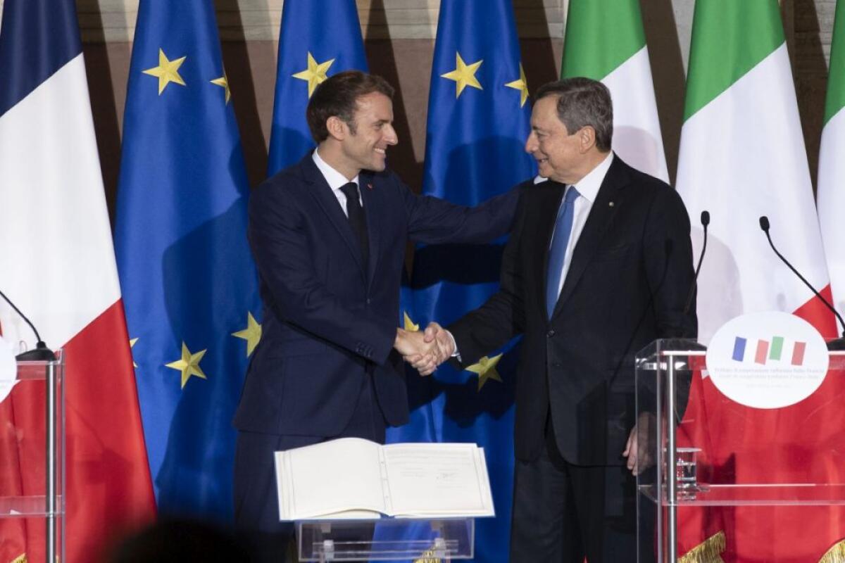 Ue, Draghi-Macron “Riformare le regole di bilancio” - 