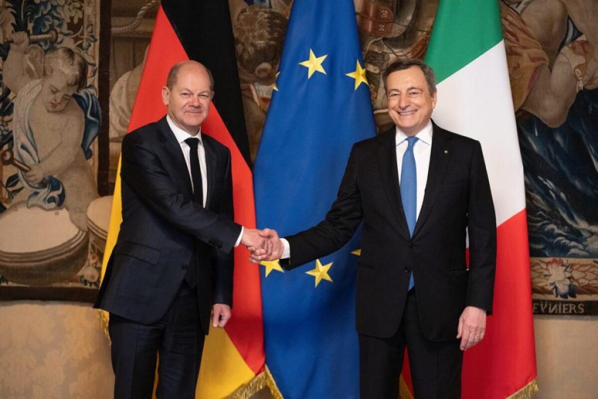Draghi incontra Scholz “Accelerare l’integrazione europea” - 
