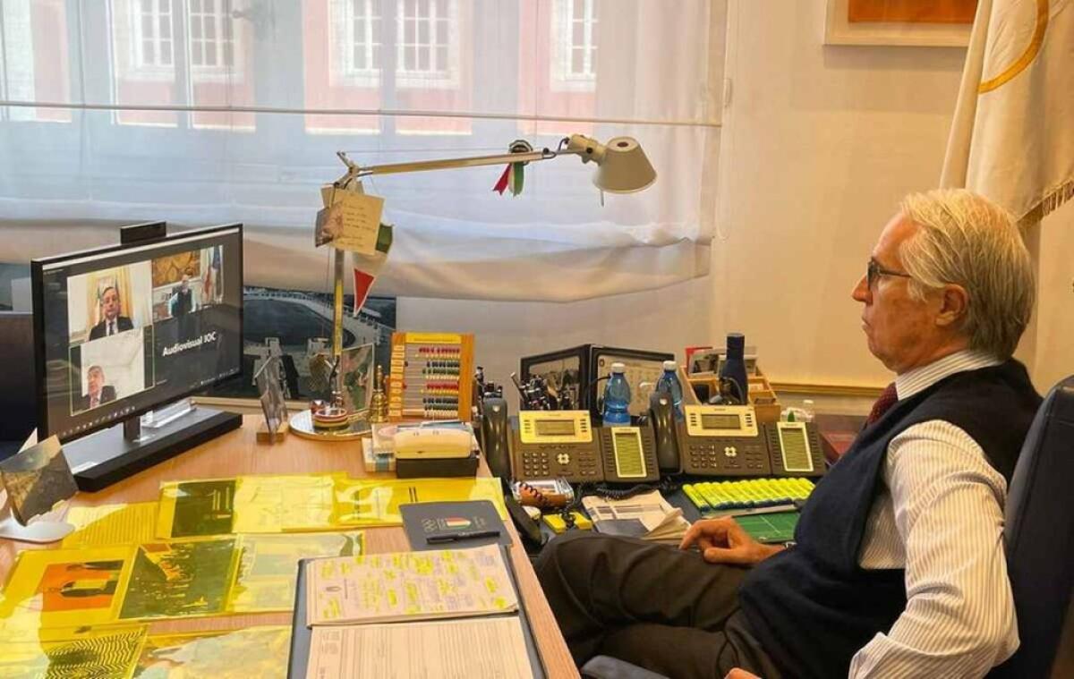 Bach a Draghi “Miglior anno sportivo di sempre, complimenti” - 