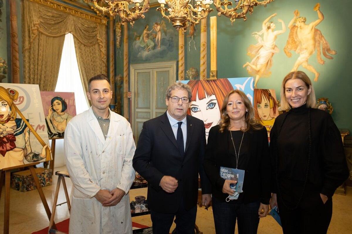 Al Palazzo Reale di Palermo performance dell’artista newpop Max Ferrigno - 