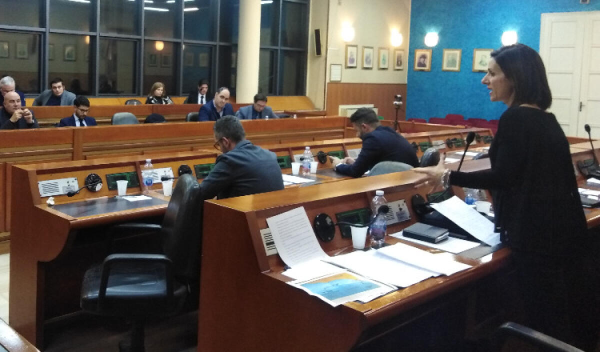 Bennici: "In città mancano pure le luminarie natalizie, è il buio di Greco" - Il consigliere Bennici in aula consiliare