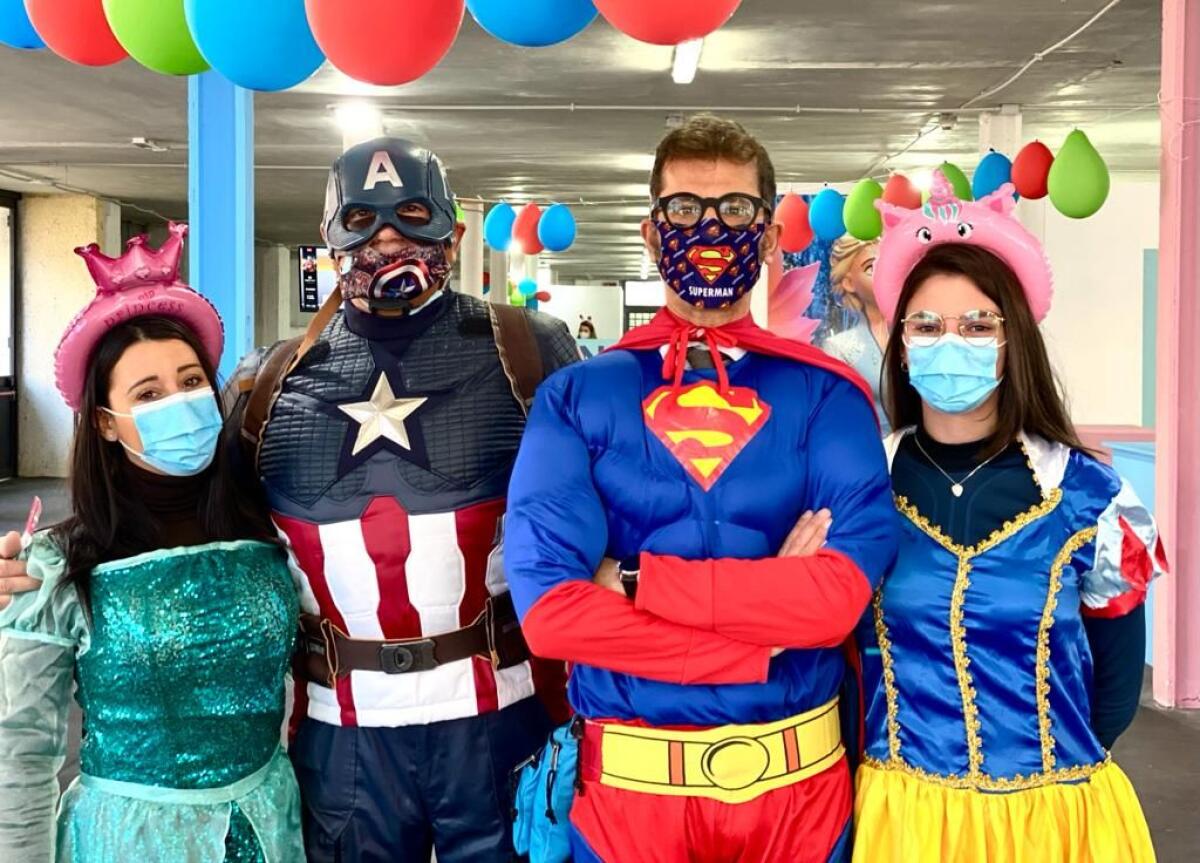 Vaccino, Supereroi al padiglione bambini della Fiera a Palermo - 