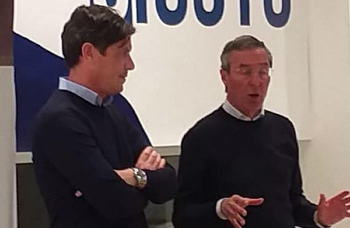 Pontile, Greco: "Non basta la promessa di ricostruire, polemica "Liberamente" immotivata" - Greco e il consigliere di "Liberamente" Vincenzo Casciana