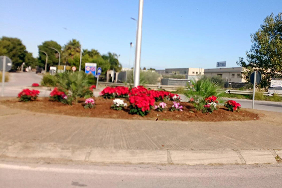 Due imprese della zona industriale abbelliscono le aree verdi - 