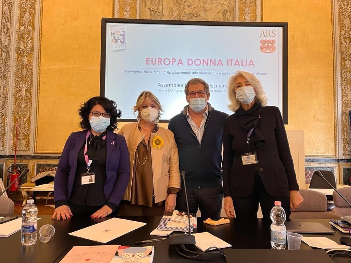 Tumore al seno, Miccichè incontra Europa Donna “Massima collaborazione” - 