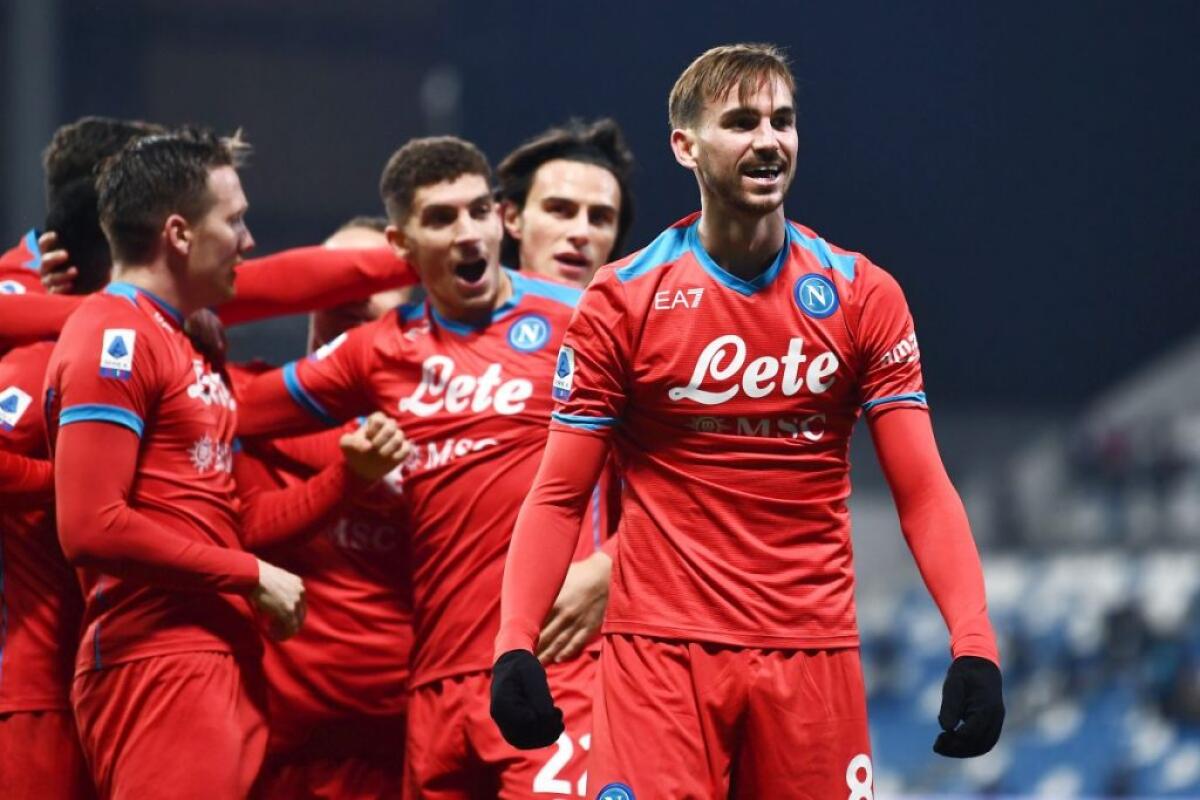 Il Napoli si fa rimontare ma rimane primo, 2-2 col Sassuolo - 