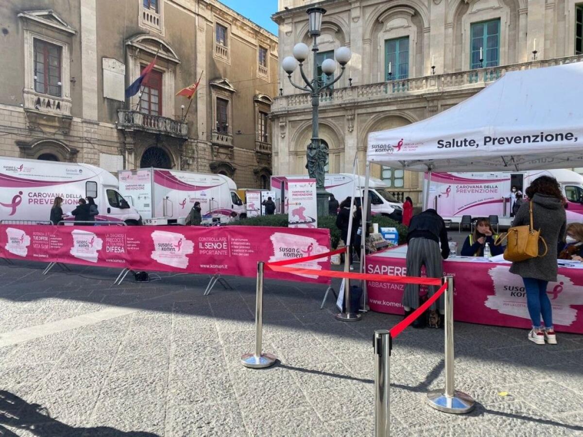 Fa tappa a Catania la “Carovana della Prevenzione” di Komen Italia - 