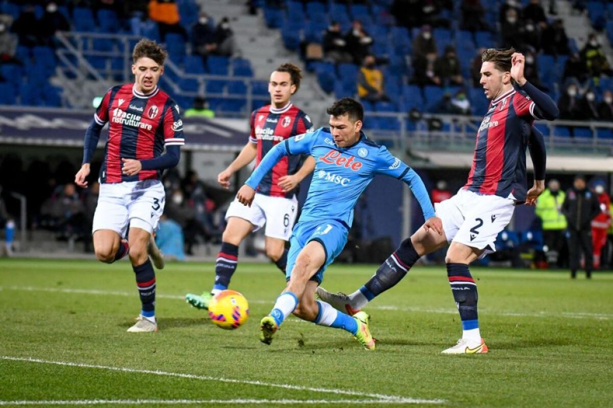 Bologna-Napoli 0-2, decide una doppietta di Lozano - 