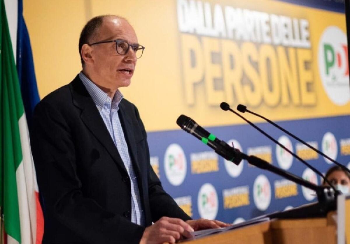 Dibattito dem, Letta risponde a Di Cristina: "Anche a Gela lavoriamo per l'alternativa" - Il segretario nazionale del Pd Enrico Letta