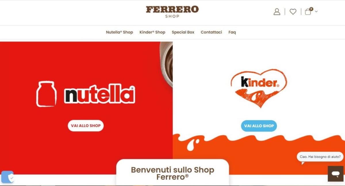Nasce lo shop on line di Ferrero - 