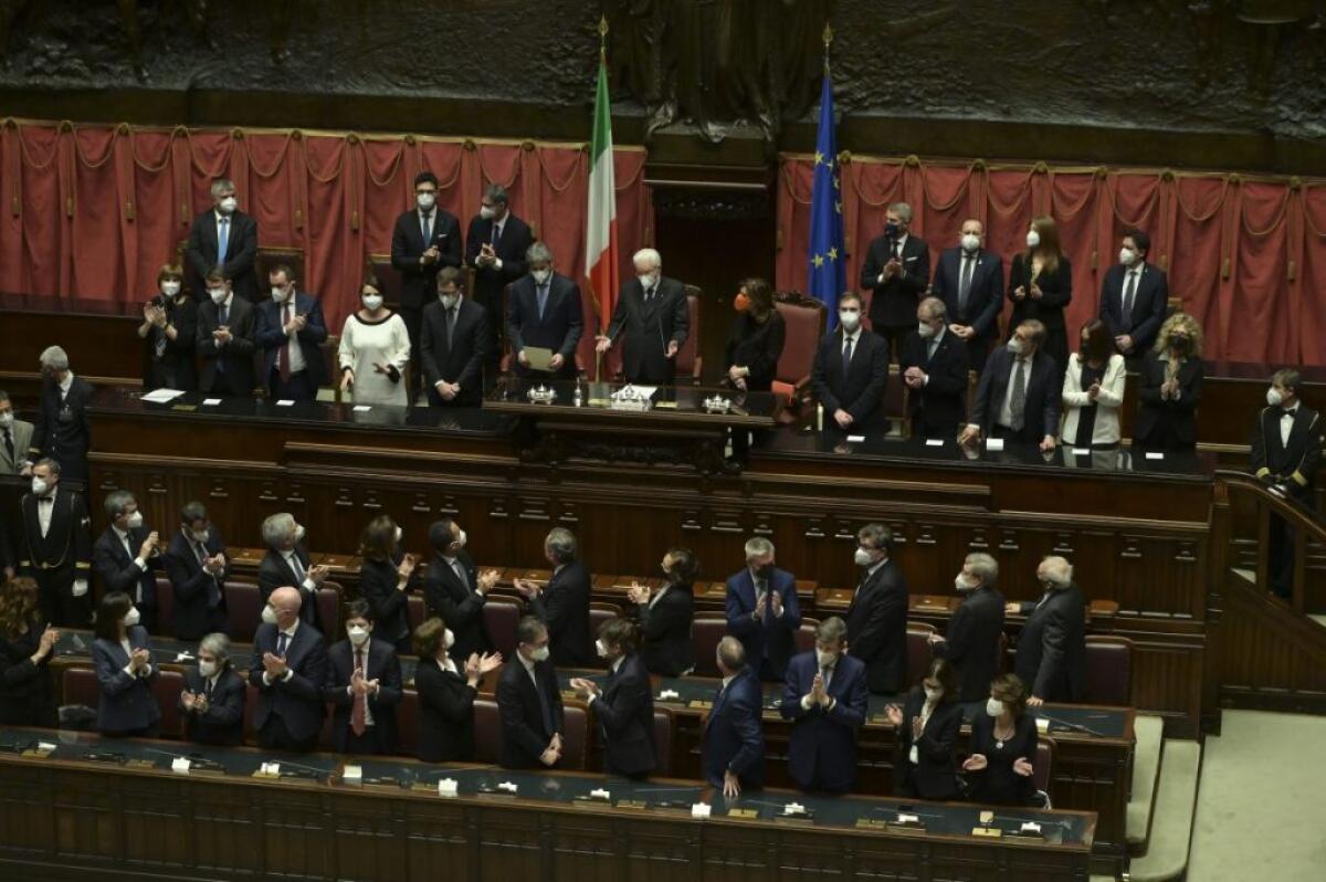 Per l’insediamento bis di Mattarella applausi bipartisan dalla politica - 