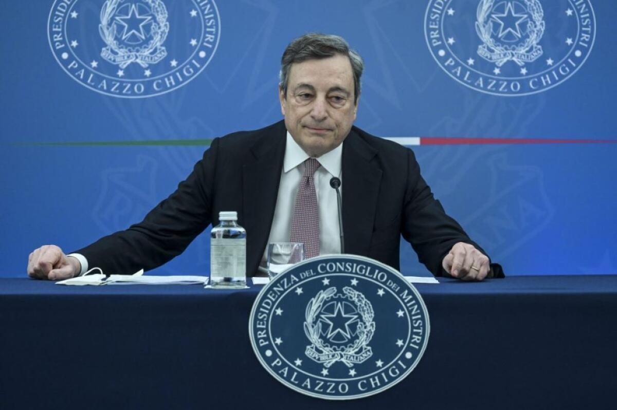 Draghi “Presto una roadmap per l’uscita dalle restrizioni” - 