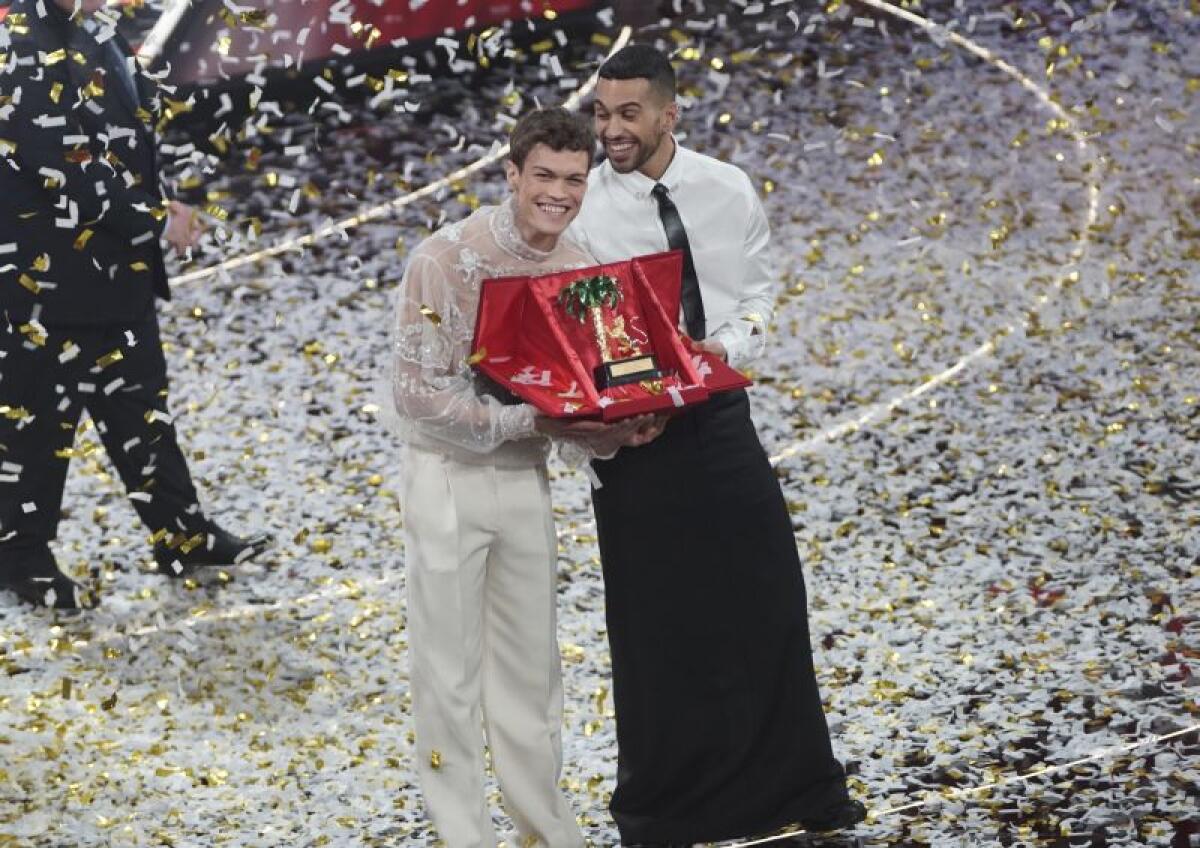 Mahmood &amp; Blanco vincono il festival di Sanremo - 