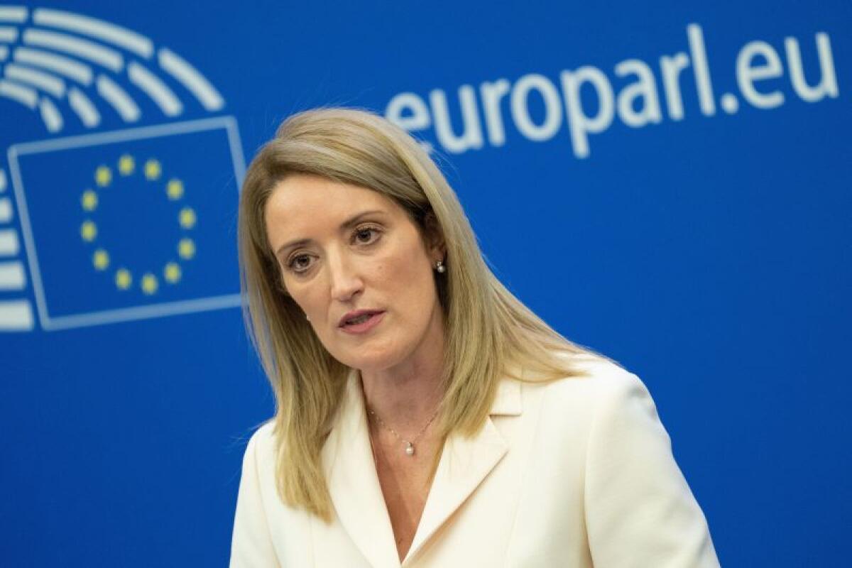 Metsola: “Per Kiev fondi dal bilancio europeo” - 