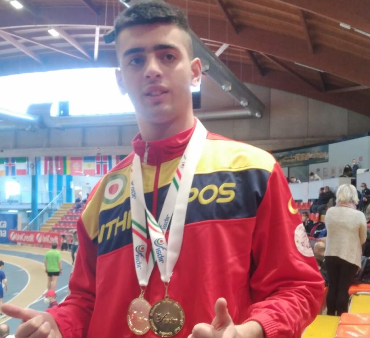 Tre titoli italiani per Salvatore Bianca ai campionati nazionali indoor - 