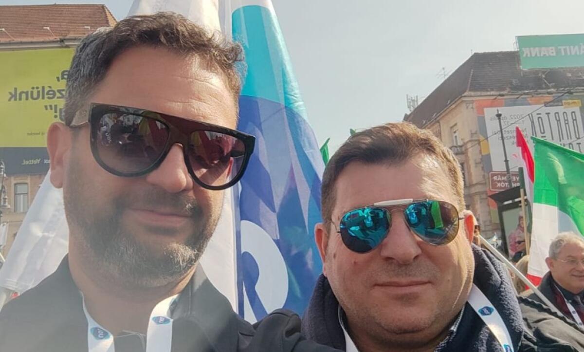 Ugl alla giornata nazionale ungherese, a Budapest no alla guerra - Alario e Caiola alla giornata nazionale ungherese