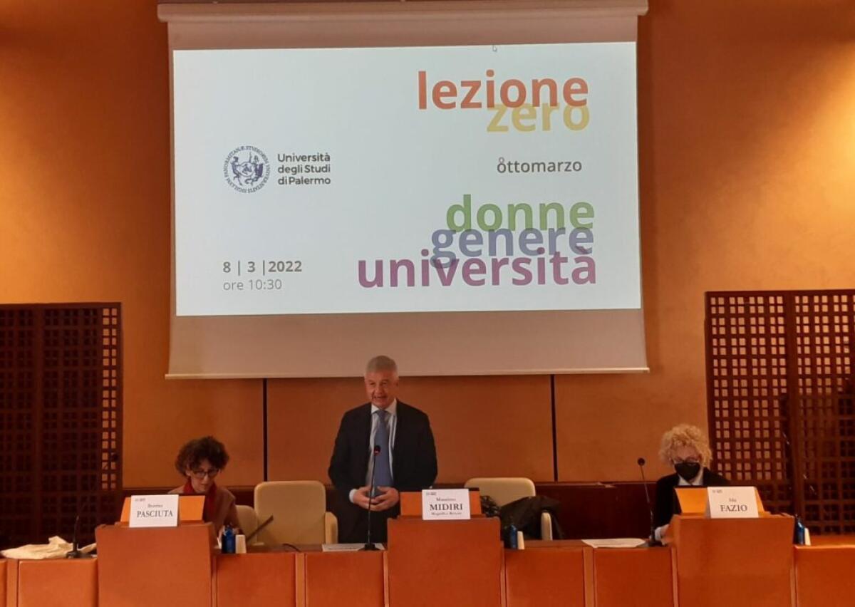 8 Marzo, all’Università di Palermo “lezione zero” sull’uguaglianza di genere - 