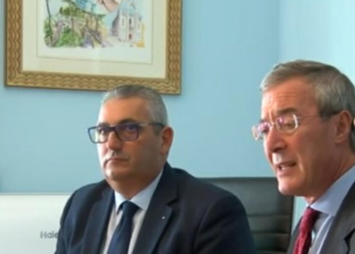 Ghelas, Greco: "Fiducia all'amministratore, lavoriamo ad allargamento dei servizi" - Greco e l'amministratore Ghelas Trainito