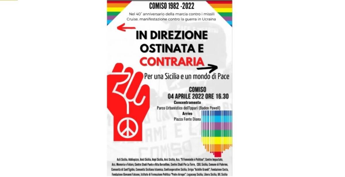 "Per una Sicilia e un mondo di pace", si torna a manifestare a Comiso - 