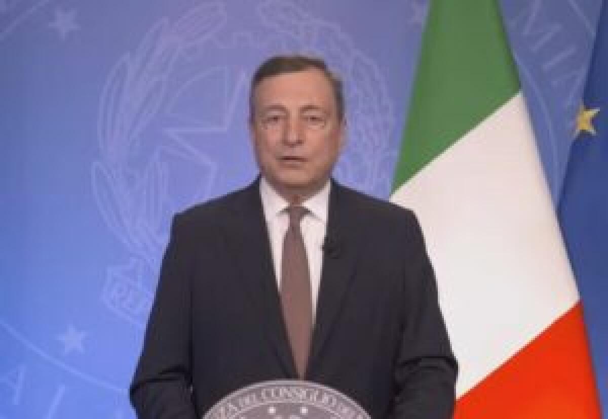 Ucraina, Draghi “Dall’Unione Europea straordinaria prova di unità” - 
