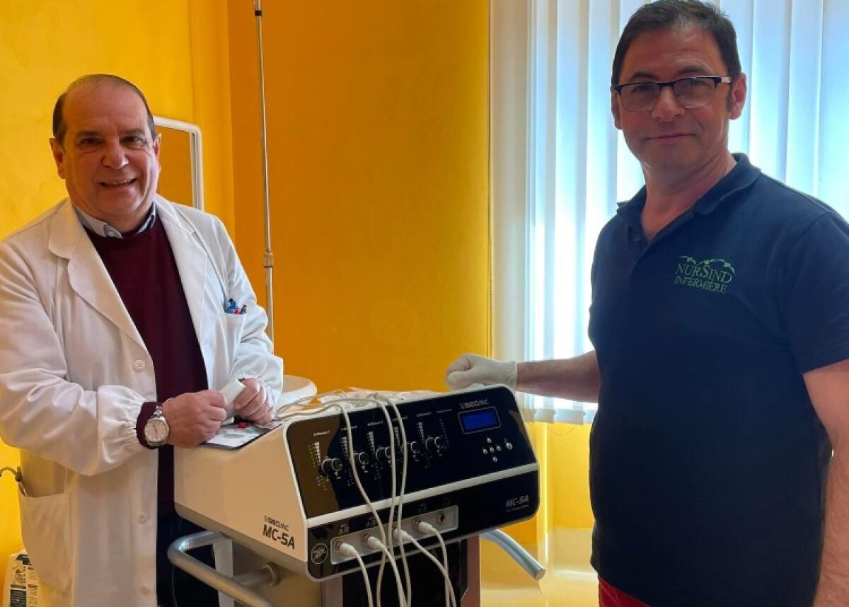 All'hospice parte la scrambler therapy: Alario, "un'innovazione contro dolore cronico" - Il sistema parte all'hospice guidato da Alario