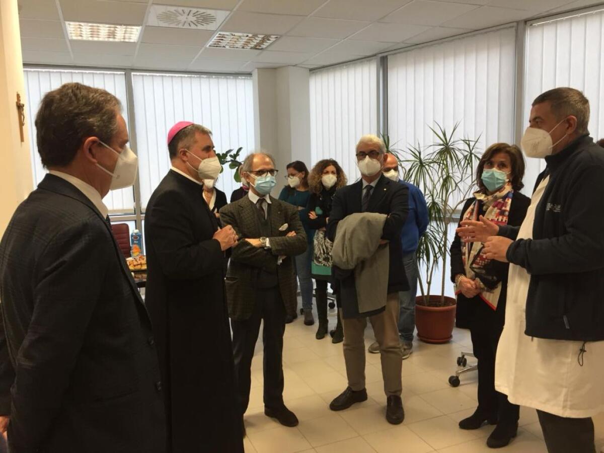 L’Arcivescovo di Palermo Lorefice in visita al Policlinico “Giaccone” - 