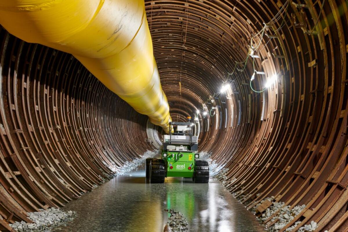 Webuild testa con successo il robot Axel nel tunnel della Torino-Lione - 