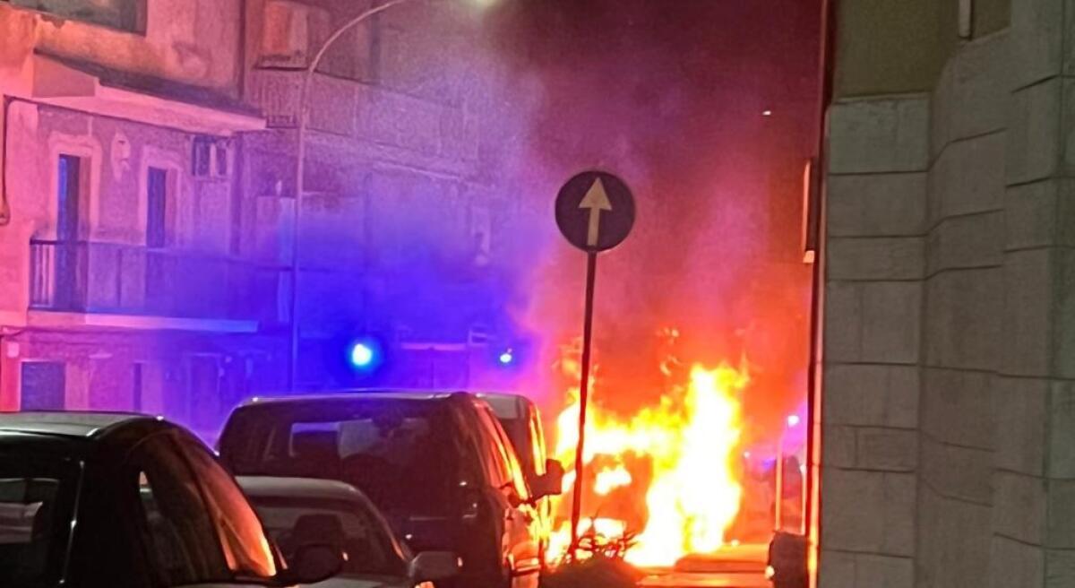 Escalation incendi, Iv: "Sottosegretario ha contattato prefetto, sarà convocato Comitato" - Uno dei recenti roghi notturni