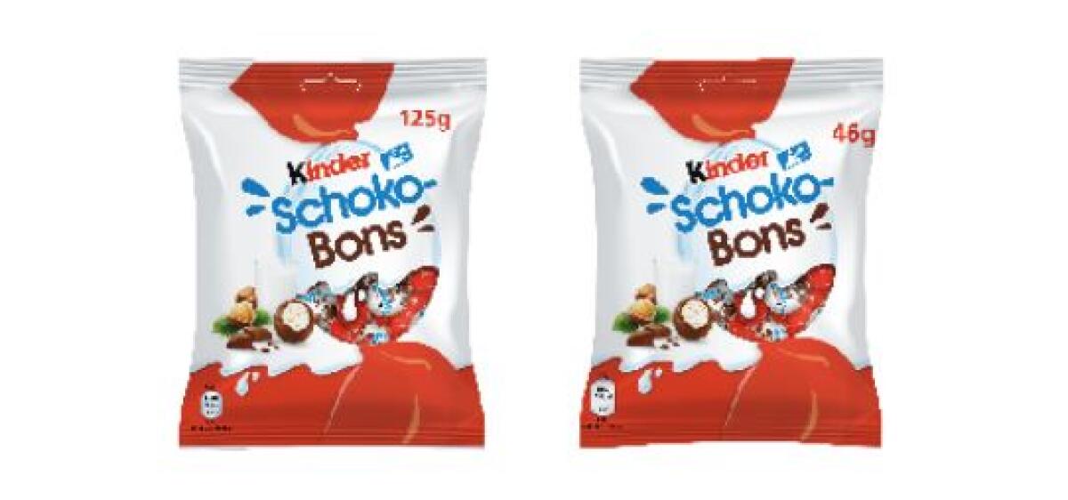 Ferrero ritira anche in Italia alcuni lotti di Kinder Schoko-Bons - 