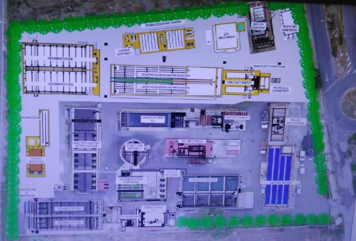 Ampliamento depuratore Macchitella, "sarà possibile coprire importanti zone della città" - La progettazione per il potenziamento del depuratore di Macchitella