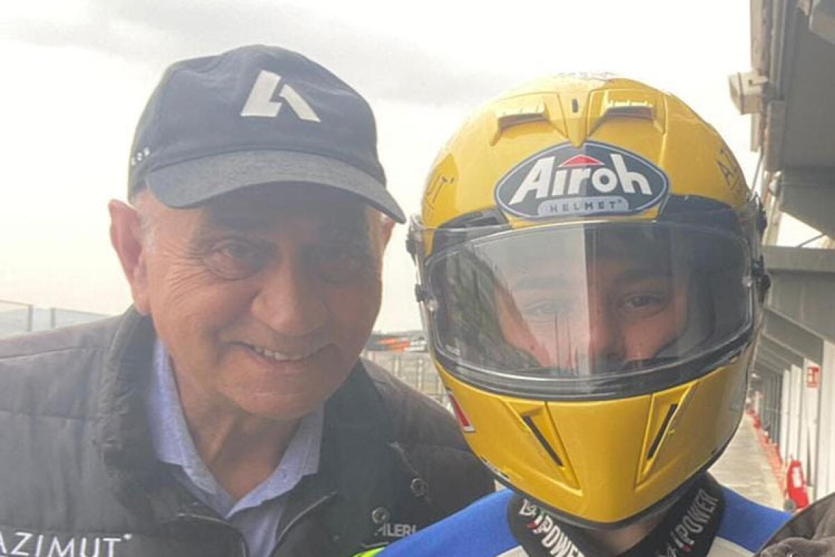 Sedici candeline per Fabiano, Pierfrancesco Pileri: "Conto su di te Faby#65" - Nella foto da sinistra: Pierfrancesco Pileri e Fabiano Fiaccabrino.