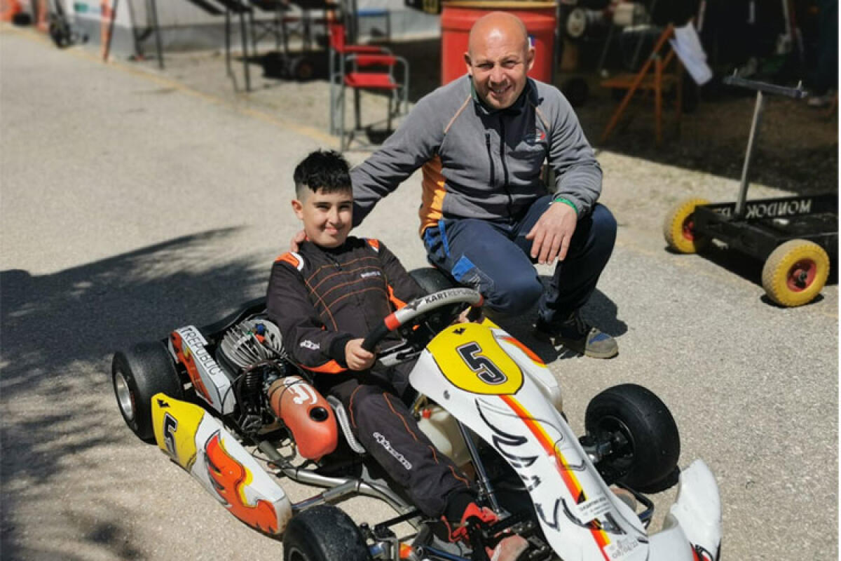 Triscina amara per Matteo Bagnato, nelle "libere" girava come i primi - Nella foto in alto: Matteo Bagnato e il suo preparatore, Dino Castorina