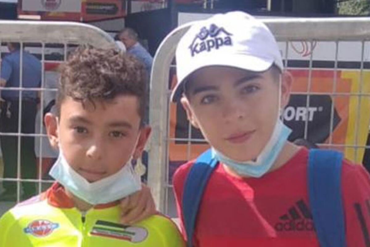 Ciclismo tra centro storico e lungomare, in gara i locali Salvatore Caruso e Ivan Minardi - Nella foto in alto: Salvatore Caruso e Ivan Minardi, gli unici giovani ciclisti in gara.  