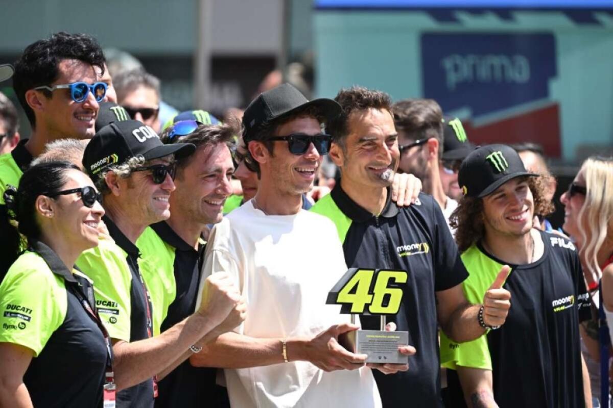 Ritirato al Mugello il numero 46 di Valentino Rossi - 