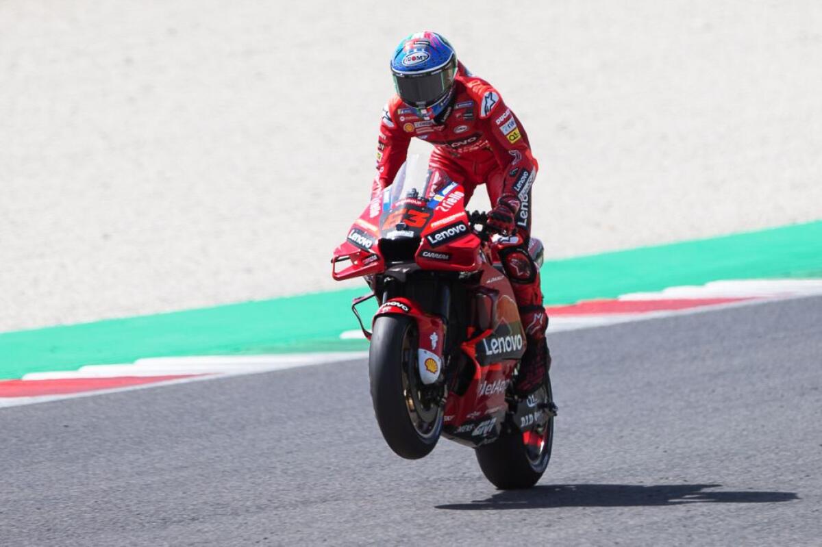 Bagnaia vince il Gp d’Italia al Mugello davanti a Quartararo - 
