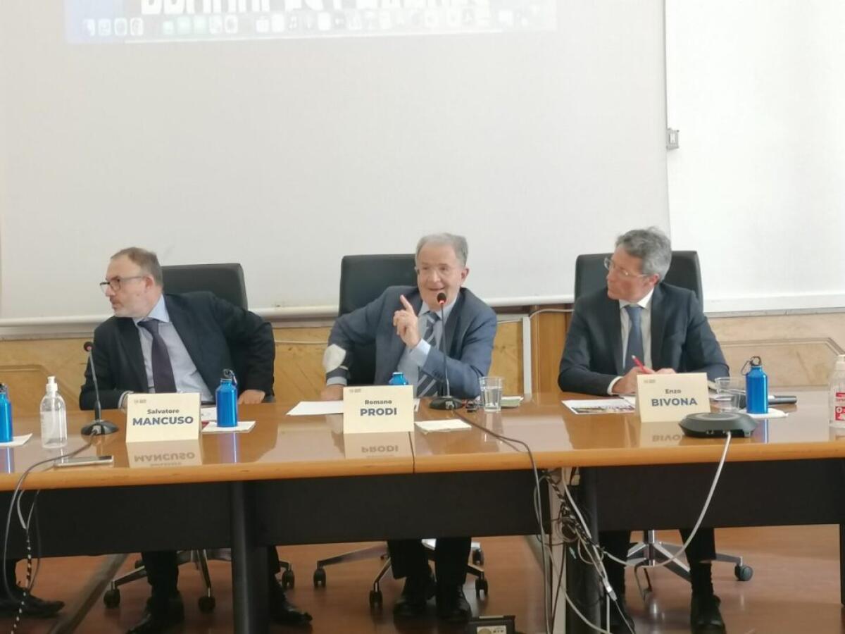 Lectio magistralis di Romano Prodi a Scienze politiche a Palermo - 