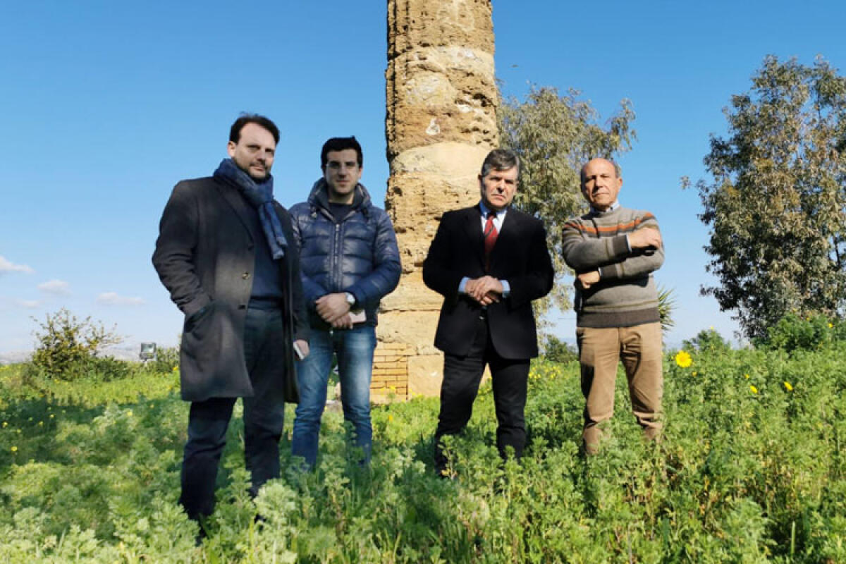 Identità Valle del Gela patrimonio Unesco, riprende percorso: domani focus su Bitalemi - Da sinistra: Maurizio Lazzari (Club Unesco), Alessandro Morselli (Unitelma Sapienza), Luigi Gattuso (Polo museale), Giuseppe Nicoletti (Club locale Unesco)
