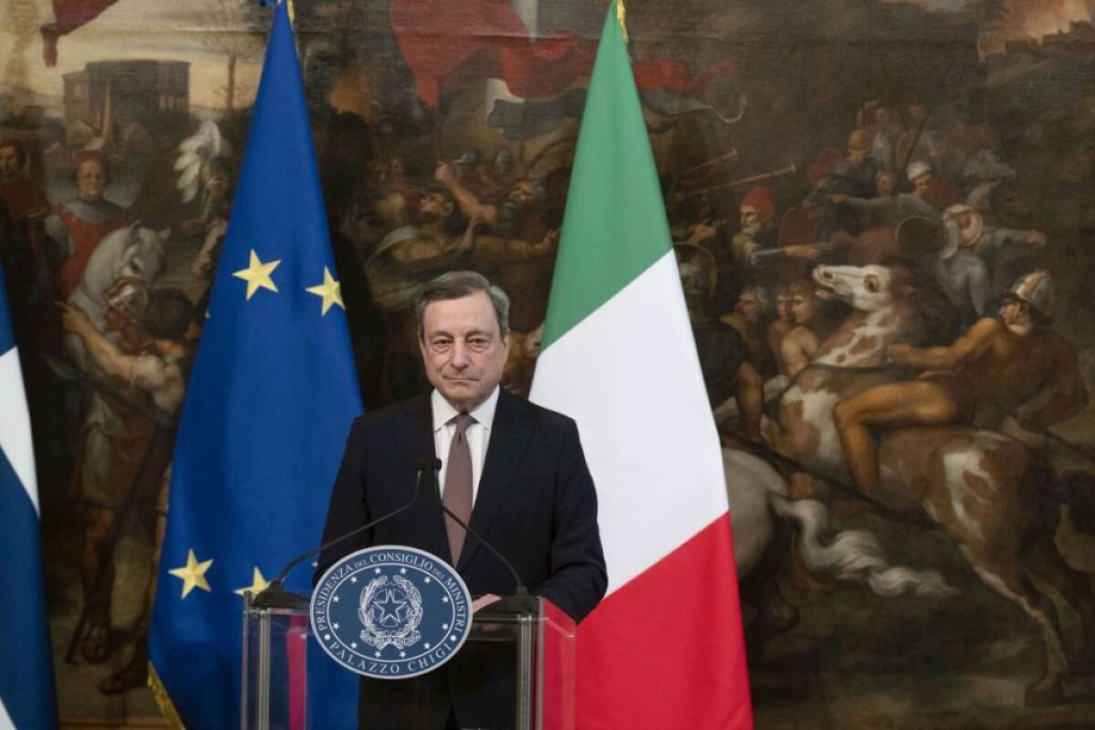 Draghi “In estate il massimo impatto delle sanzioni alla Russia” - 