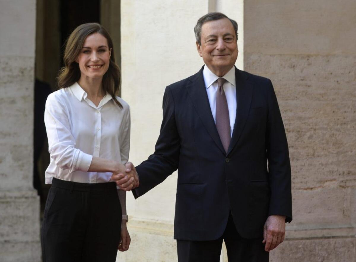 Nato, Draghi “Dall’Italia pieno appoggio a Finlandia e Svezia” - 