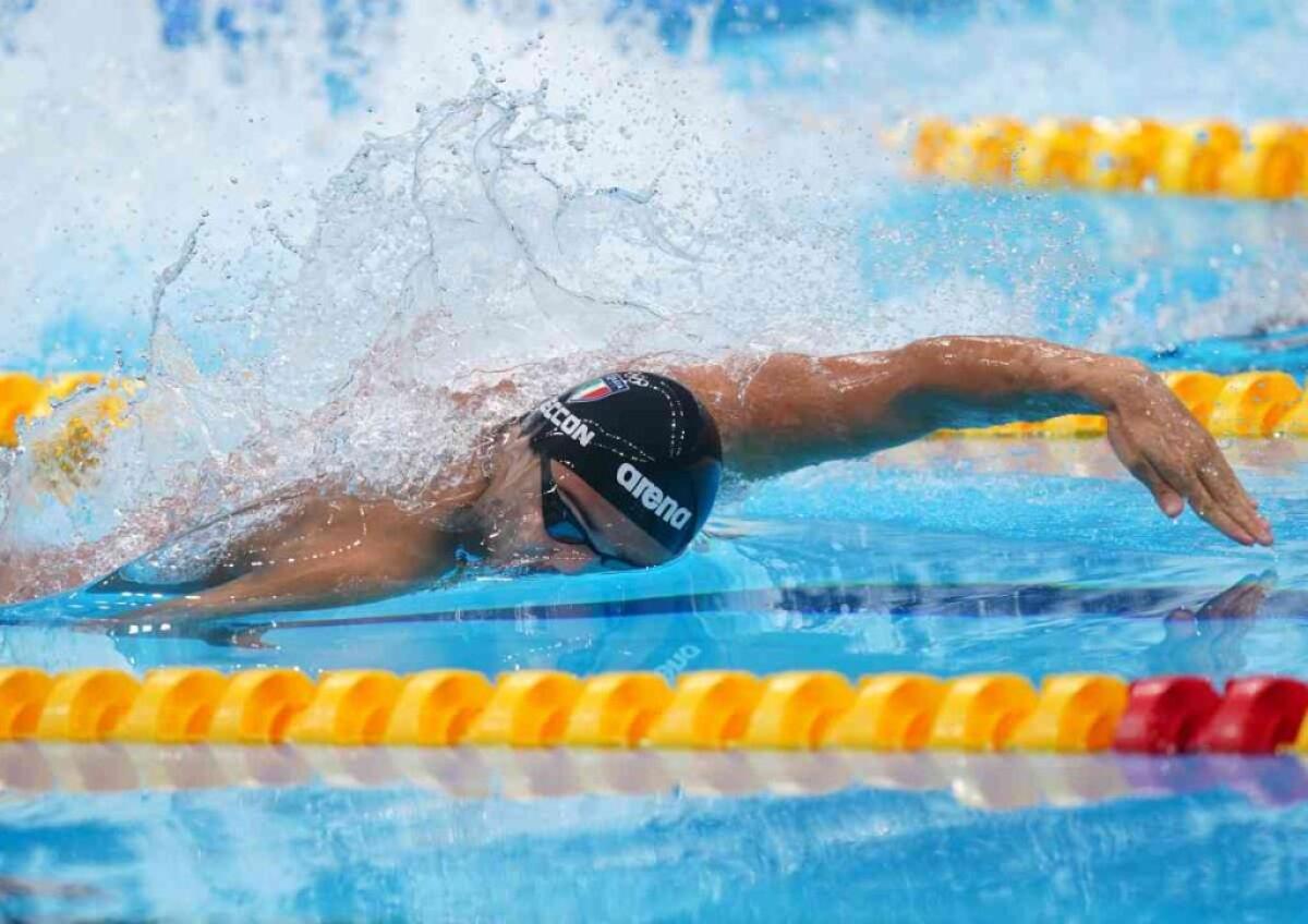 Italia di bronzo ai Mondiali di nuoto con la 4×100 sl - 
