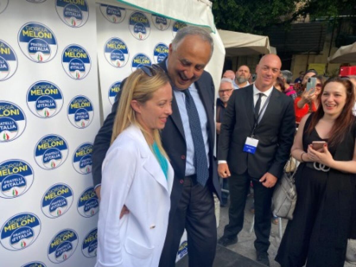 Comunali Palermo, Meloni a sostegno di Lagalla “Ha percorso radicato” - 